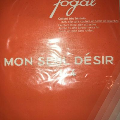 FOGAL Mon Seul Desir 144 Pantyhose Color: Gris Size: Small 144 - 08
